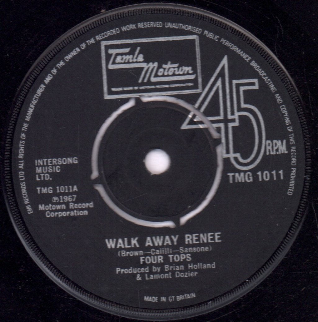 Four Tops - Walk Away Renee - 7 Inch