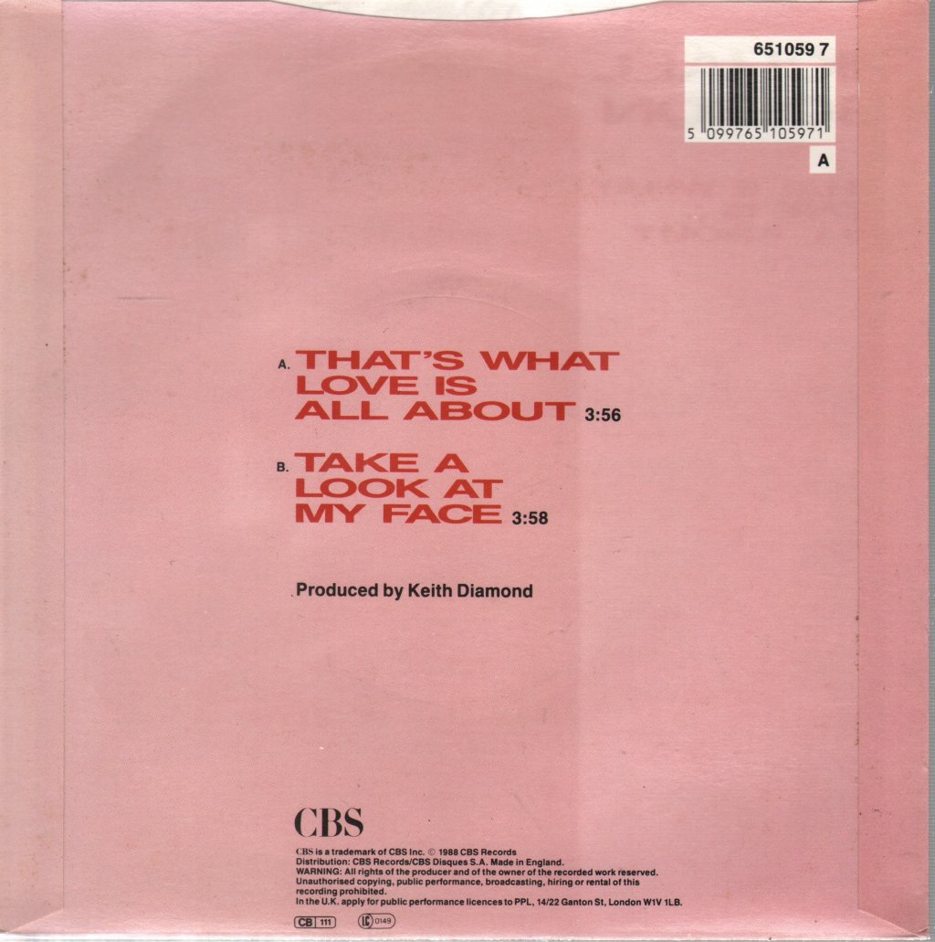 Michael Bolton - That's What Love Is All About - 7 Inch