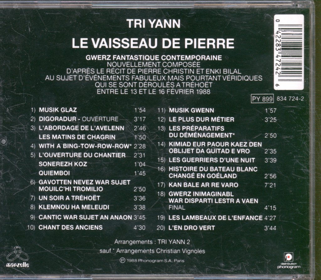 Tri Yann - Le Vaisseau De Pierre - Cd