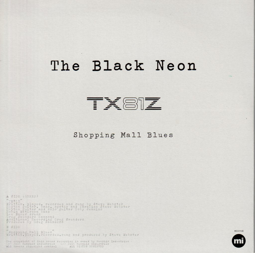 Black Neon - Tx81Z - 7 Inch