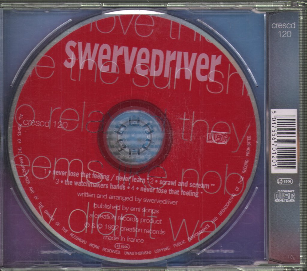 Swervedriver - Never Lose That Feeling - Cd