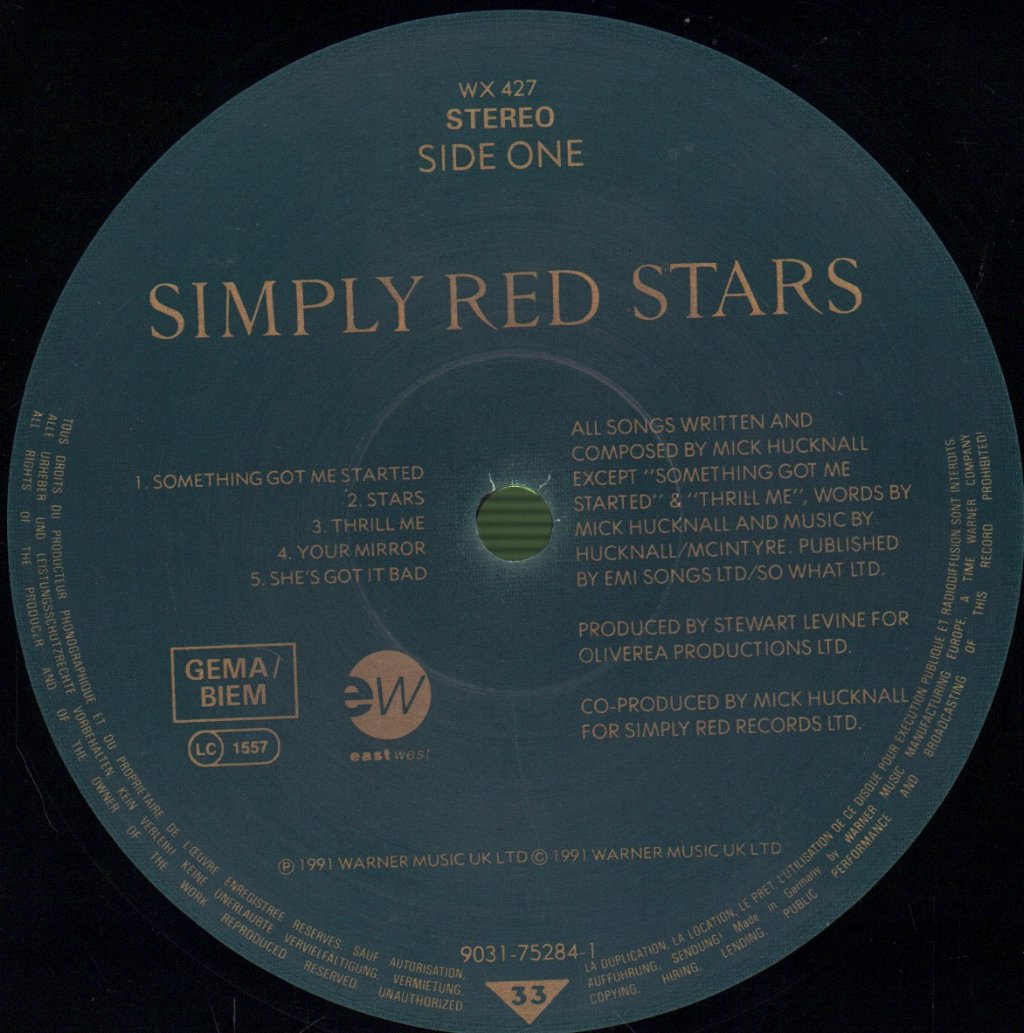 Simply Red - Stars - Lp