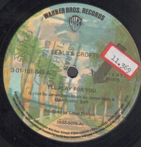 Seals And Crofts - I'll Play For You - 7 Inch