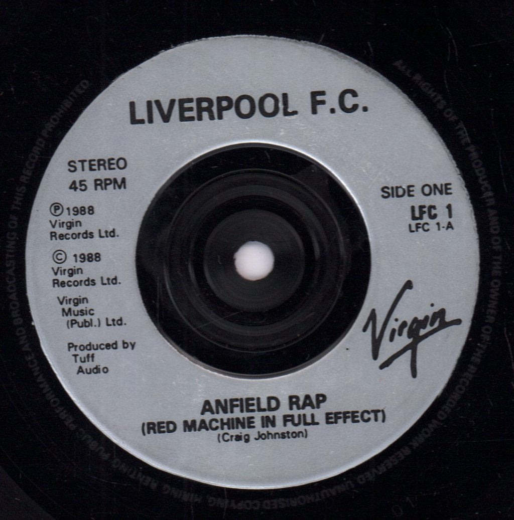 Liverpool Fc With Run Dmc - Anfield Rap - 7 Inch