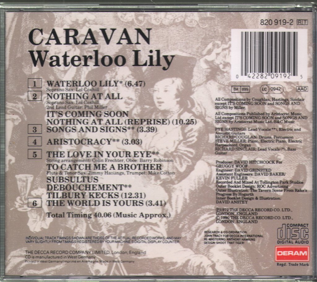 Caravan - Waterloo Lily - Cd