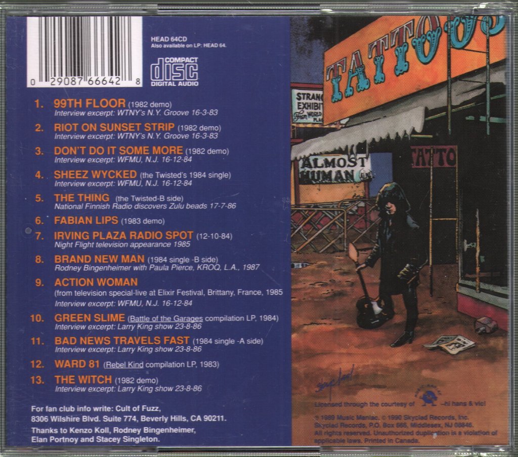 Fuzztones - Creatures That Time Forgot - Cd