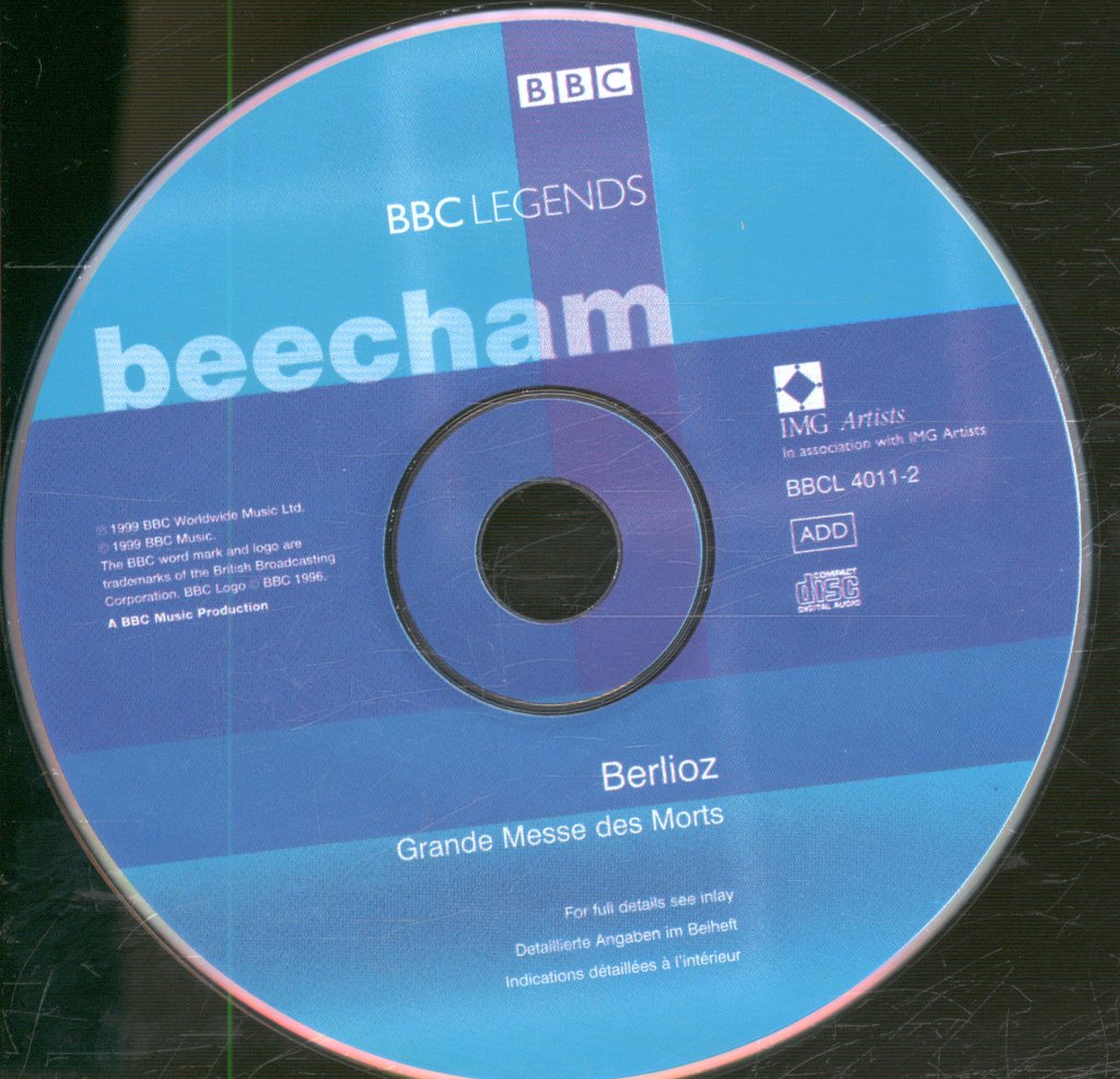 Sir Thomas Beecham - Berlioz - Grand Messe Des Morts - Cd