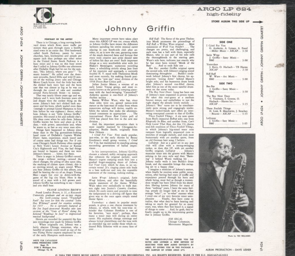 Johnny Griffin - Johnny Griffin - Cd
