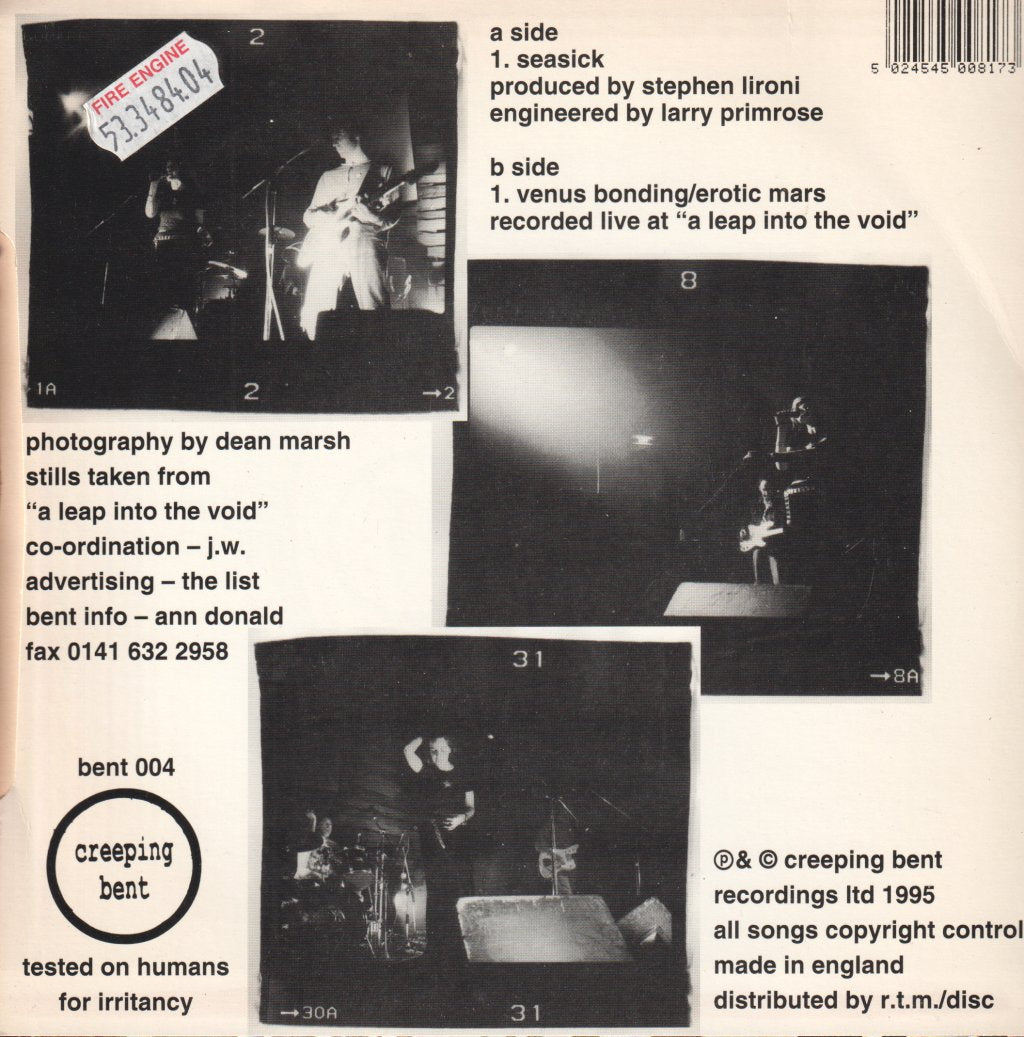 Secret Goldfish - Seasick - 7 Inch