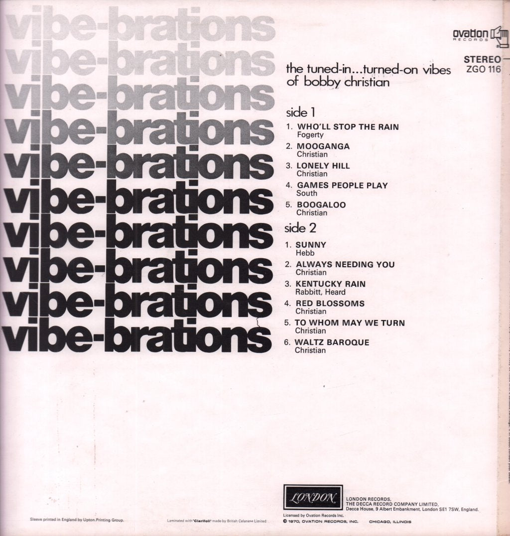 Bobby Christian - Vibe-brations - Lp