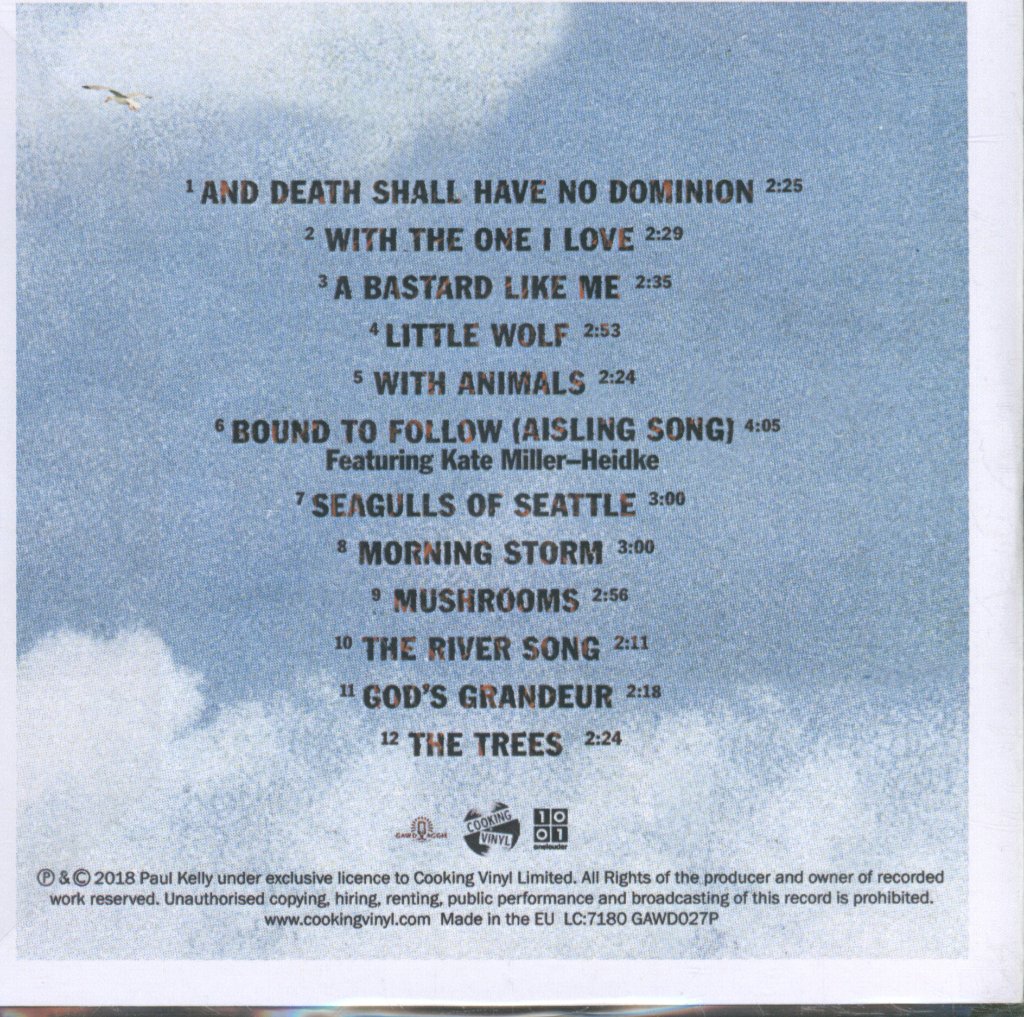Paul Kelly - Nature - Cdr