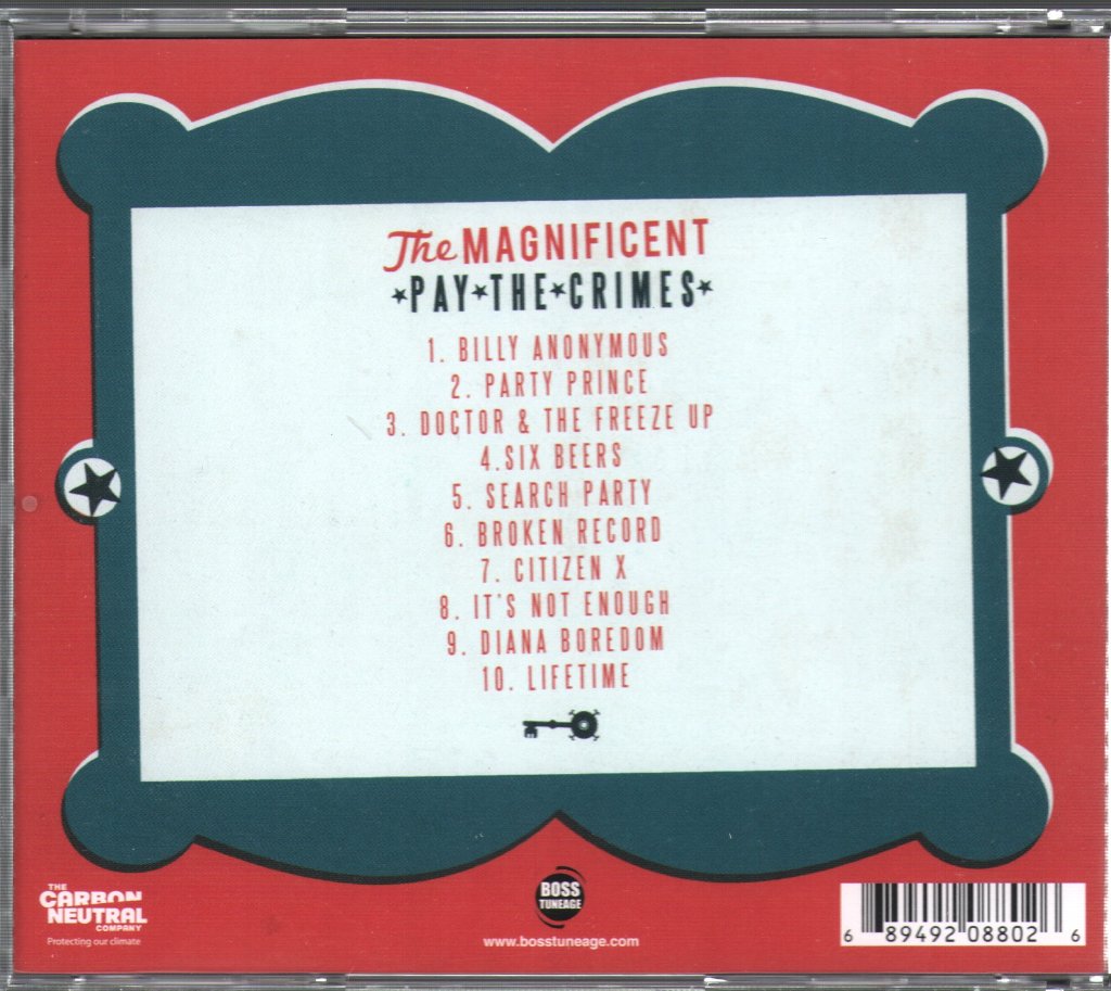 Magnificent - Pay The Crimes - Cd