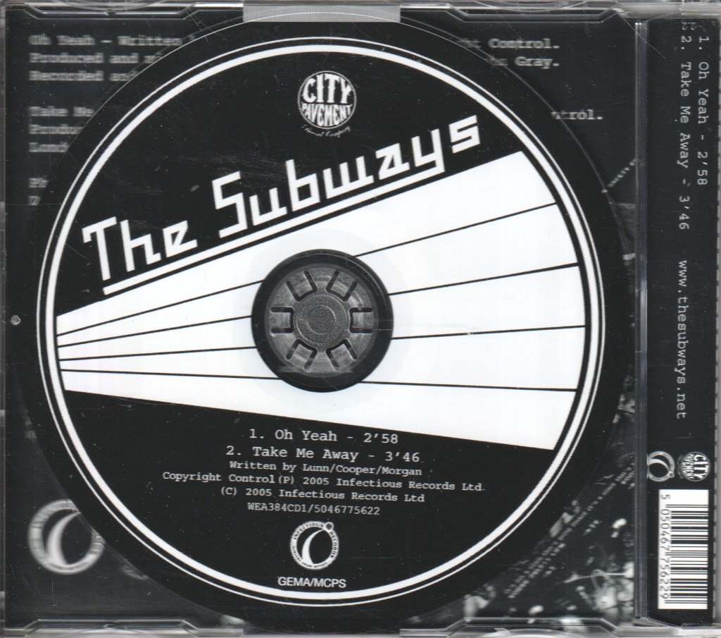 Subways - Oh Yeah - Cd