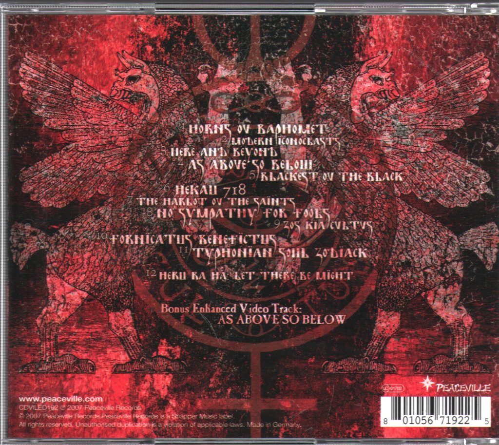 Behemoth - Zos Kia Cultus (Here And Beyond) - Cd