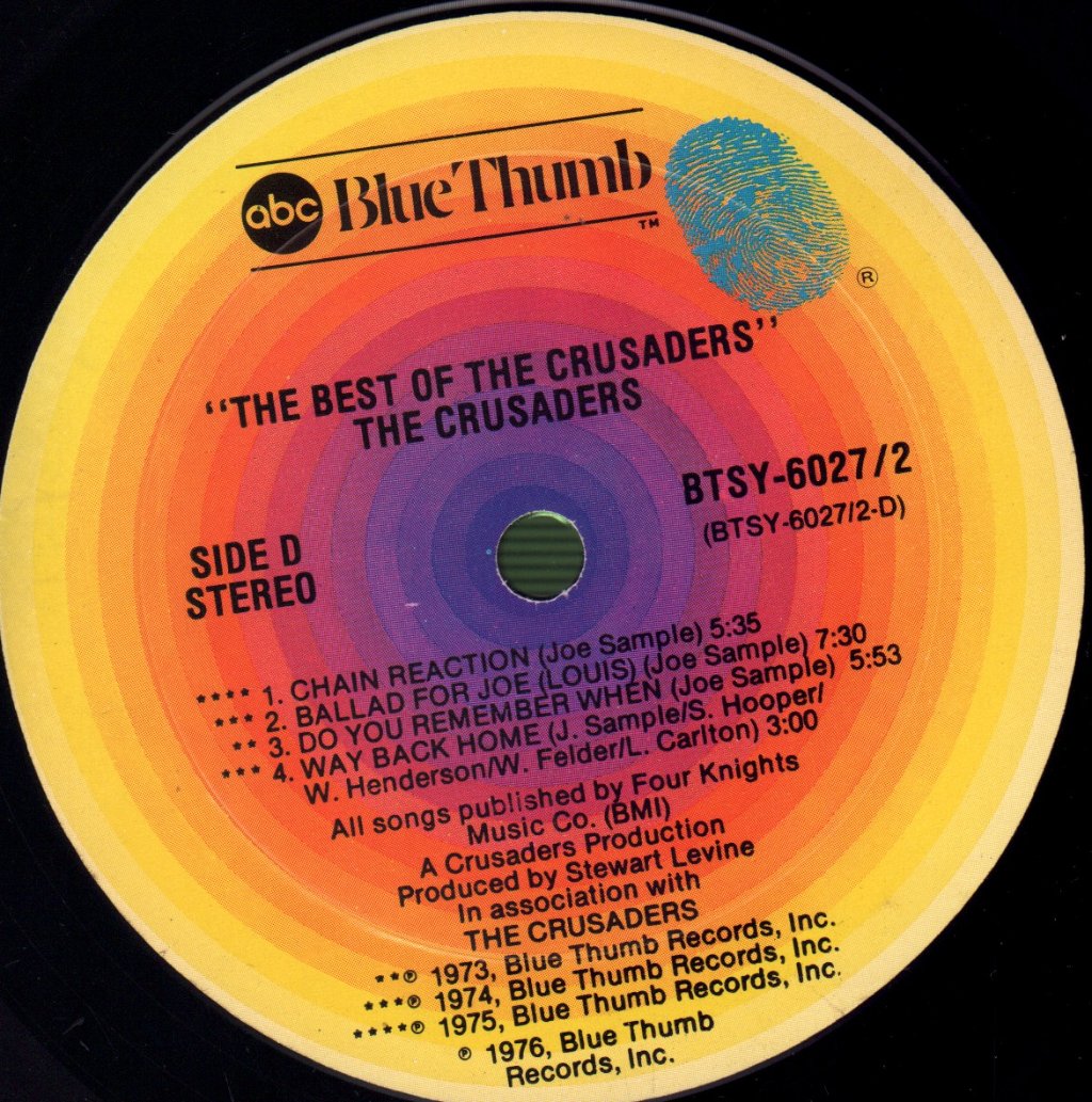 Crusaders - Best Of - Double Lp