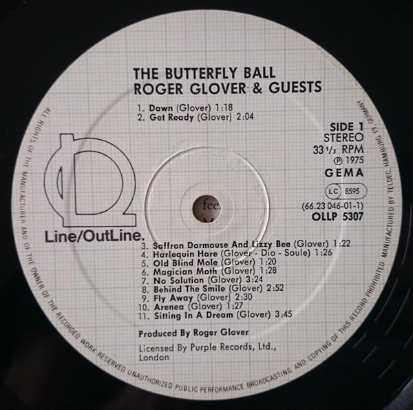 Roger Glover And Guests - Butterfly Ball And The Grasshopper's Feast - Lp