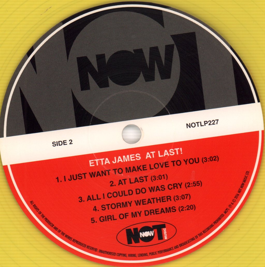 Etta James - At Last! - Lp