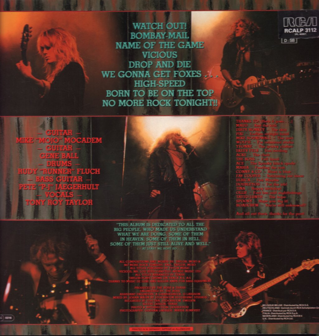 Trash (Scandanavian Metal) - Watch Out - Lp