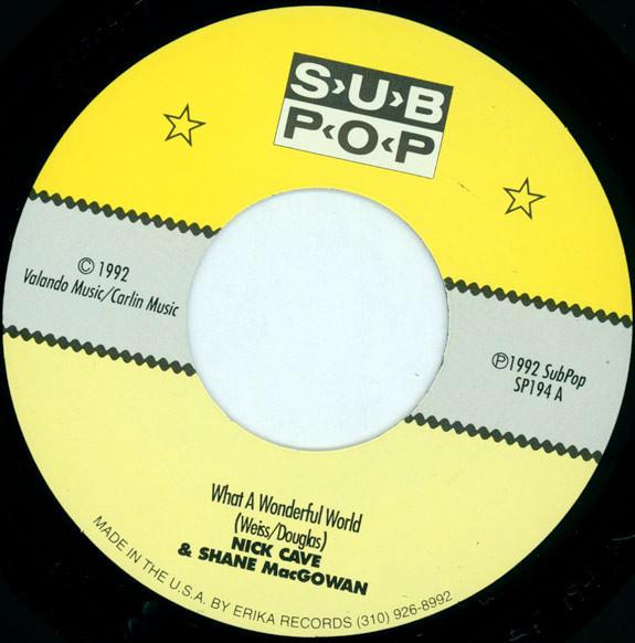 Nick Cave - What A Wonderful World - 7 Inch