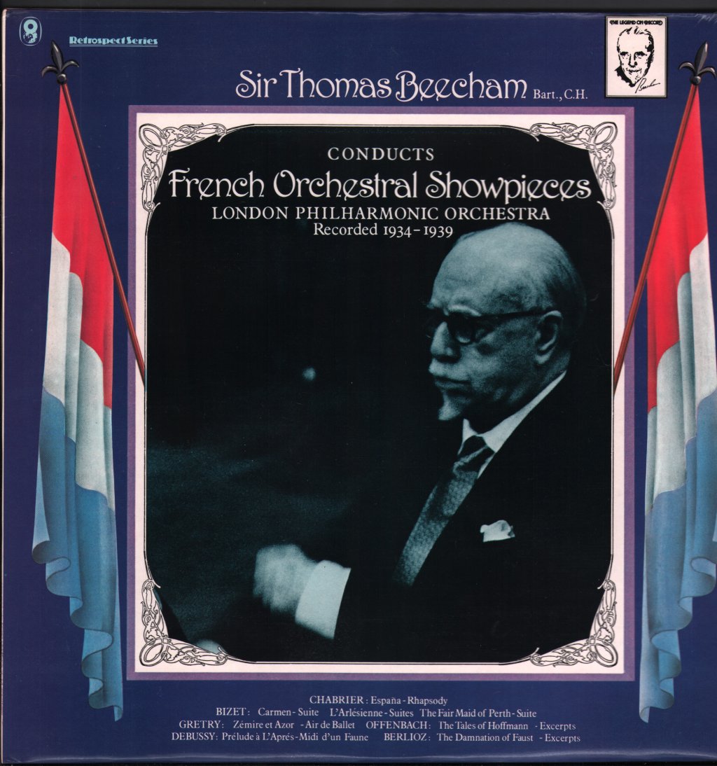 Sir Thomas Beecham / London Philharmonic Orchestra - French Orchestral Showpieces - Double Lp