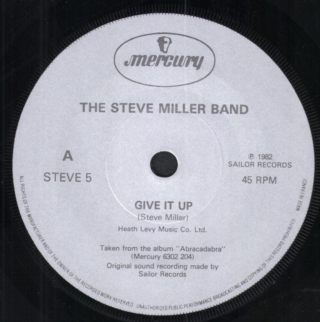 Steve Miller Band - Give It Up - 7 Inch