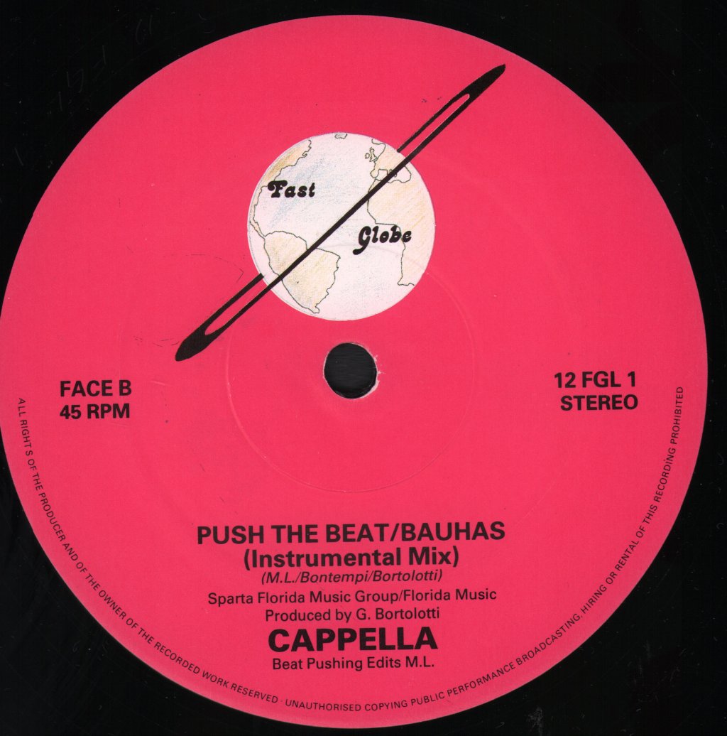 Cappella - Push The Beat - 12 Inch