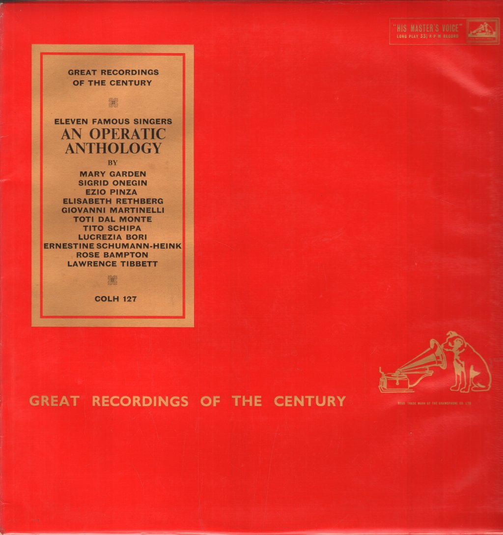Various Artists - An Operatic Anthology - Lp