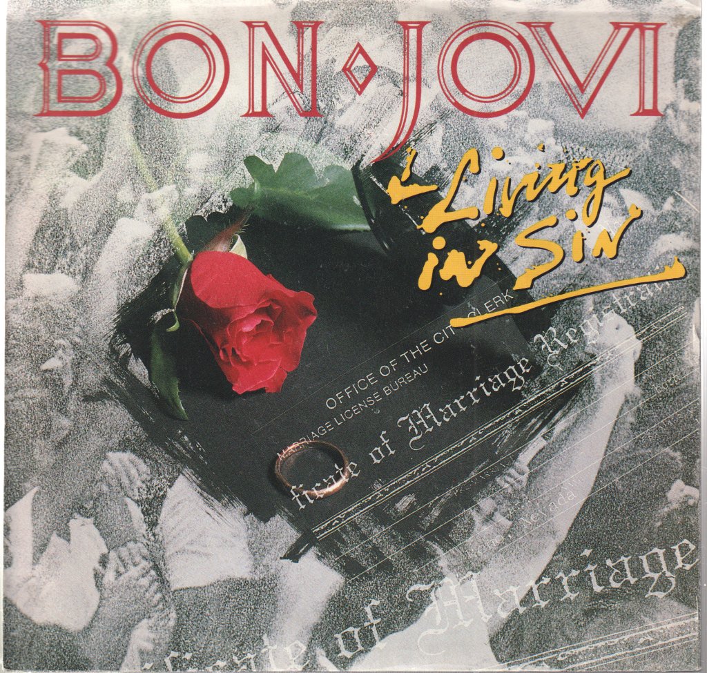 Bon Jovi - Living In Sin - 7 Inch