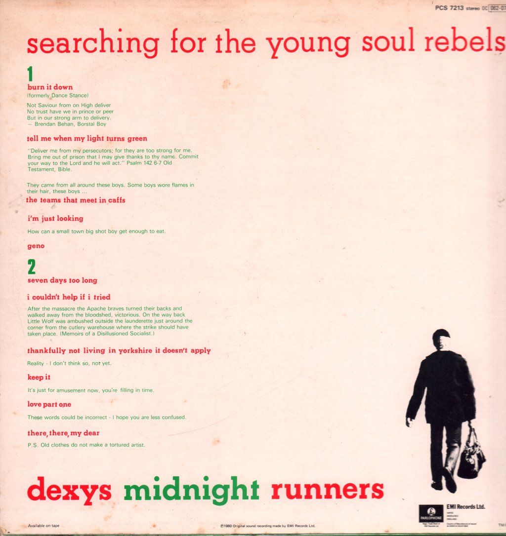 Dexys Midnight Runners - Searching For The Young Soul Rebels - Lp