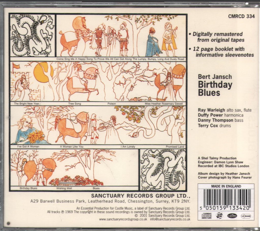 Bert Jansch - Birthday Blues - Cd