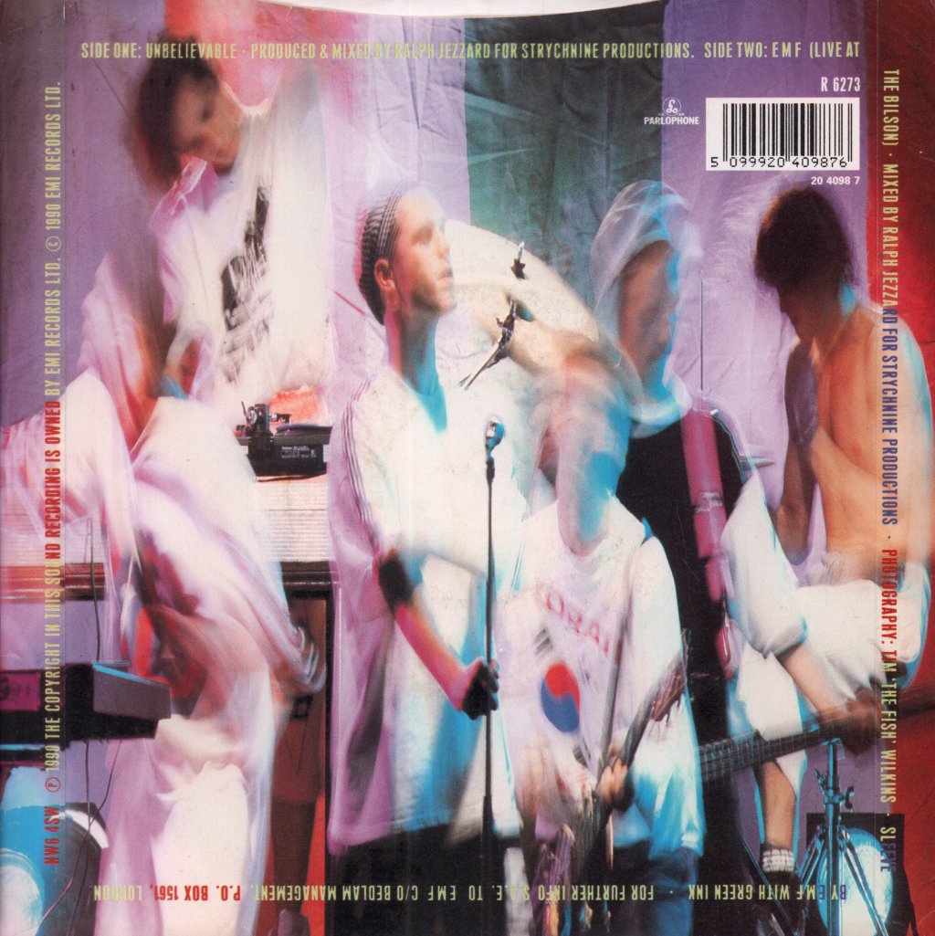 Emf - Unbelievable - 7 Inch
