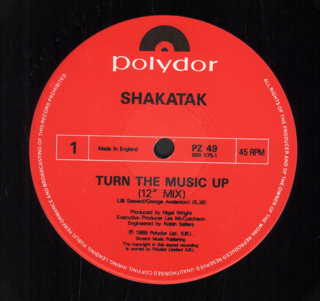 Shakatak - Turn The Music Up - 12 Inch