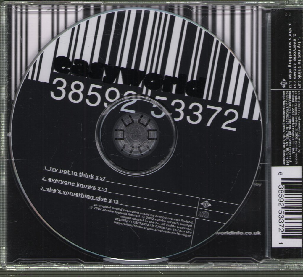 Easyworld - Try Not To Think - Cd