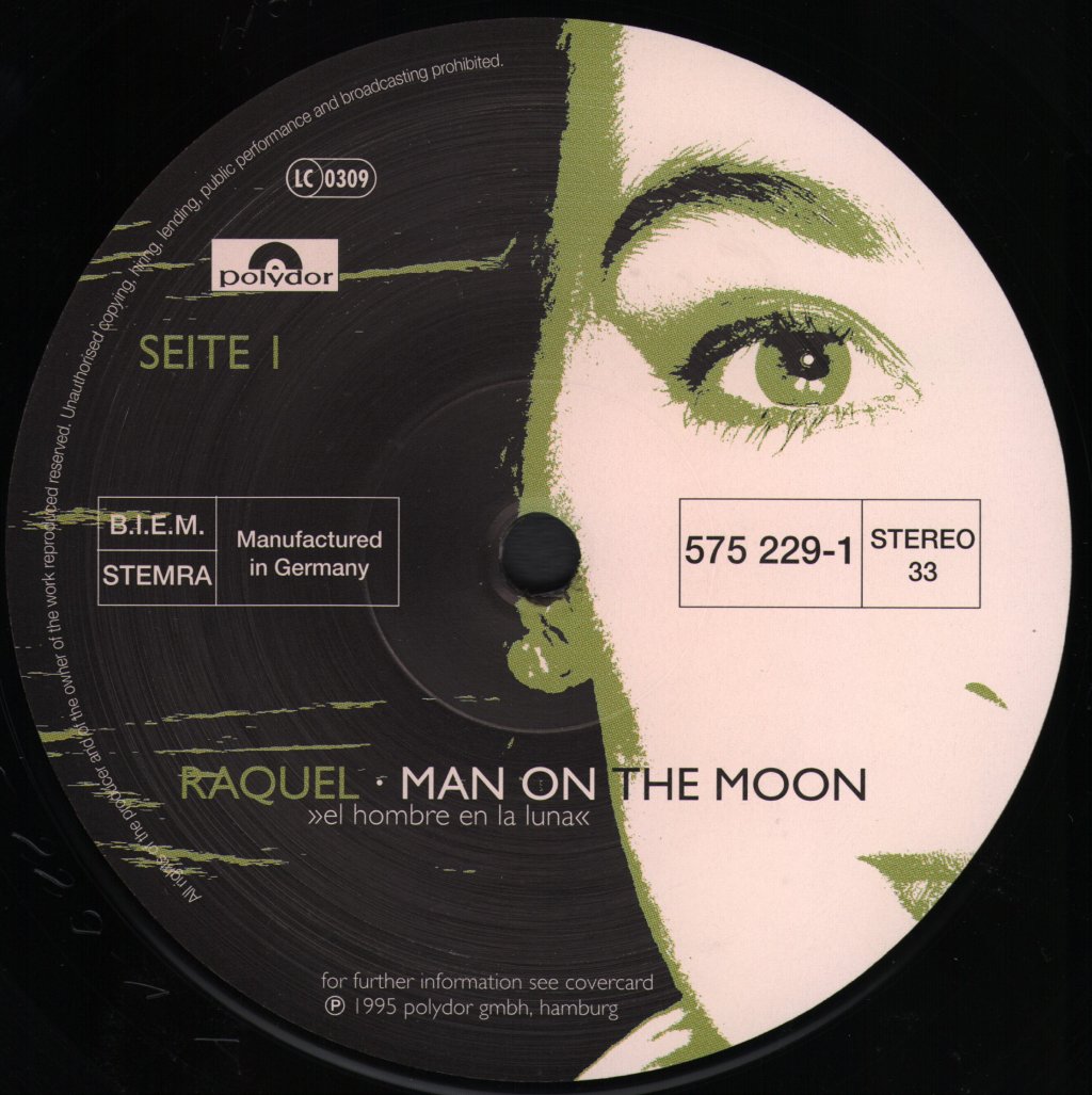 Raquel (Gomez) - Man On The Moon (El Hombre En La Luna) - 12 Inch