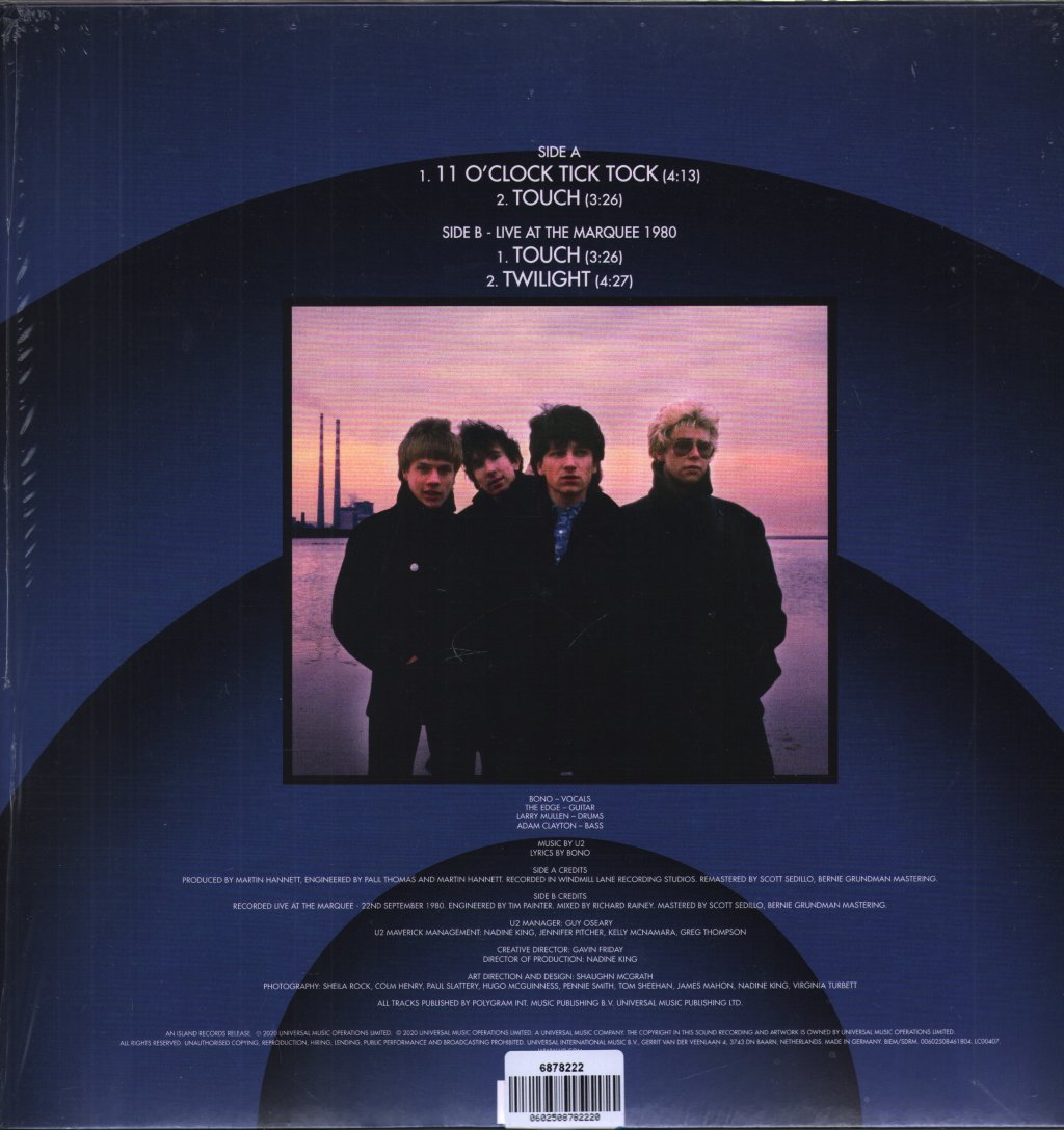 U2 - 11 O'Clock Tick Tock - 12 Inch
