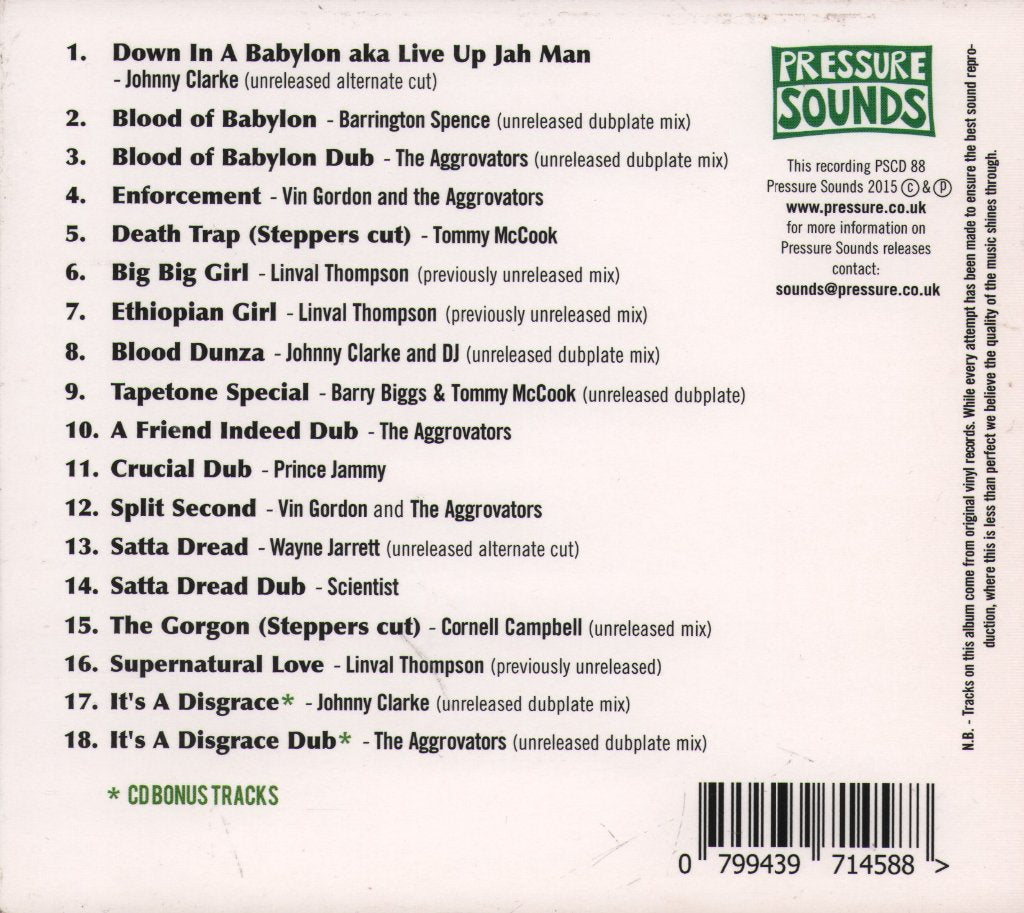 Bunny Lee & Friends - Next Cut! (Dub Plates, Rare Sides & Unreleased Cuts) - Cd
