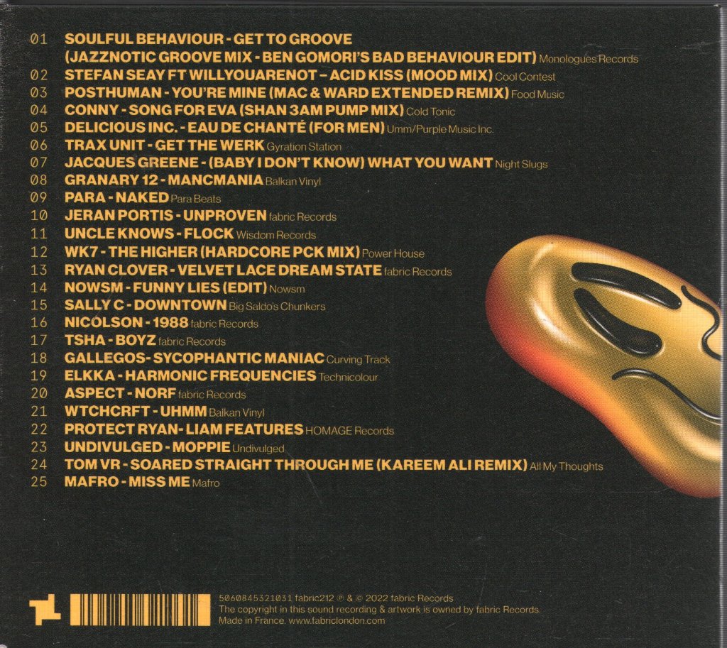 TSHA - Fabric Presents TSHA - Cd