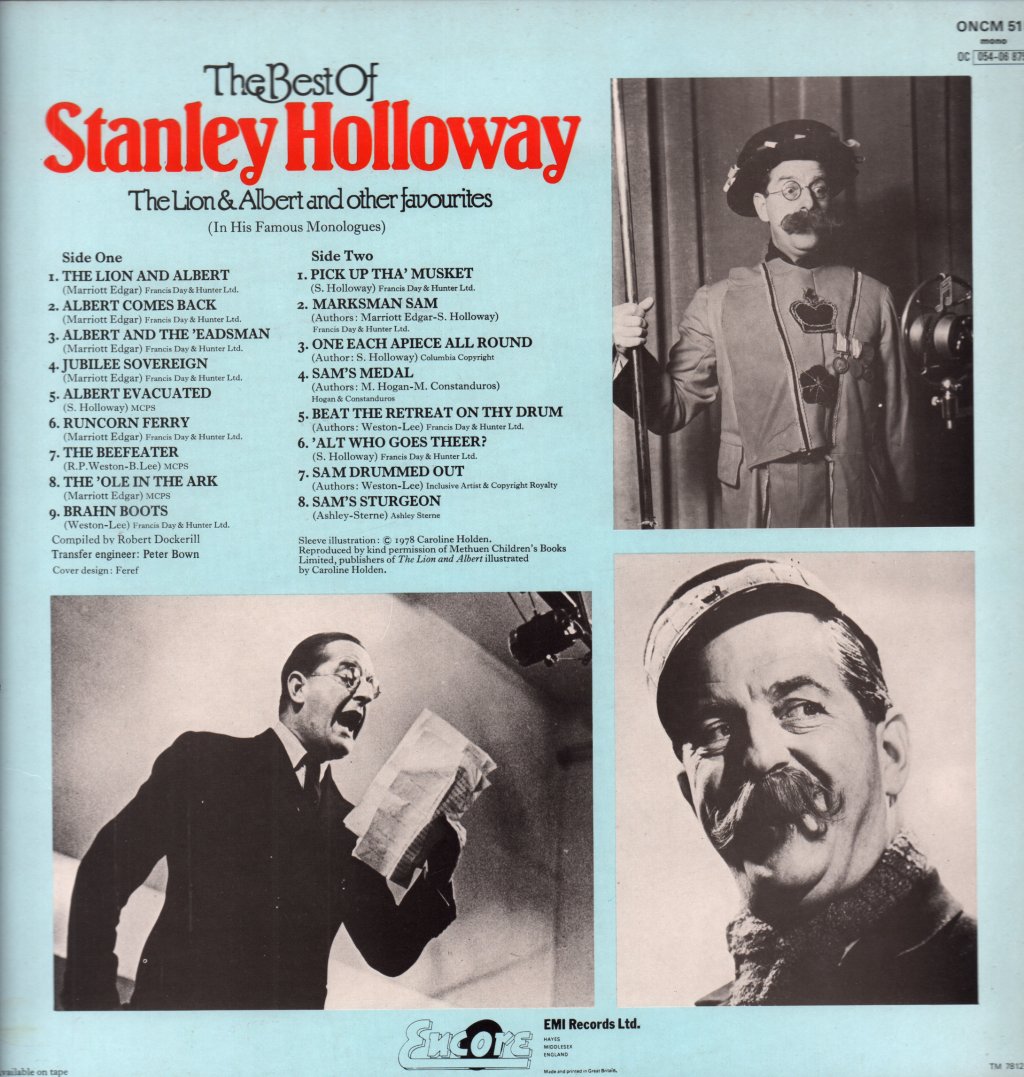 Stanley Holloway - Best Of - Lp