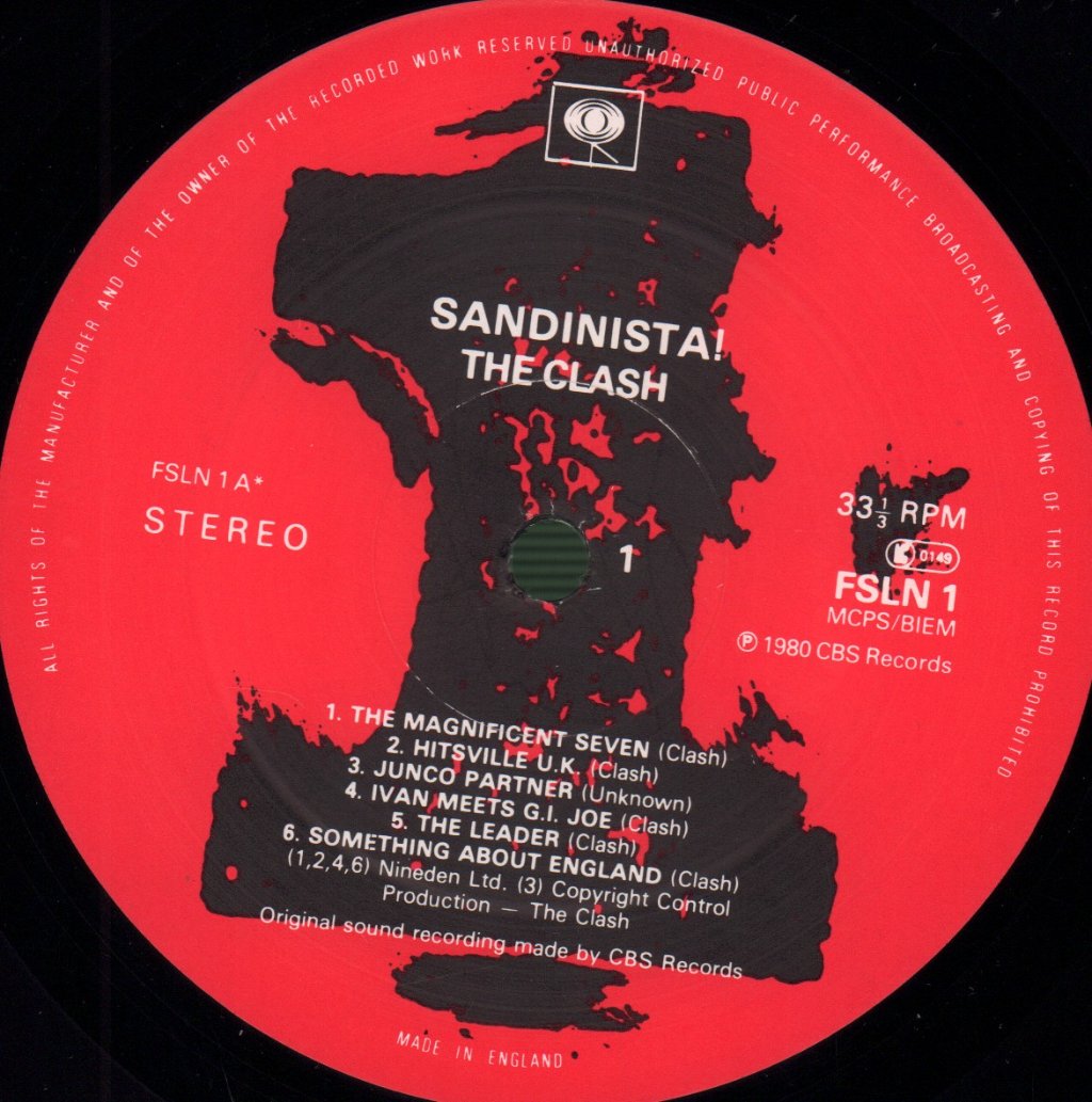 Clash - Sandinista - Triple Lp