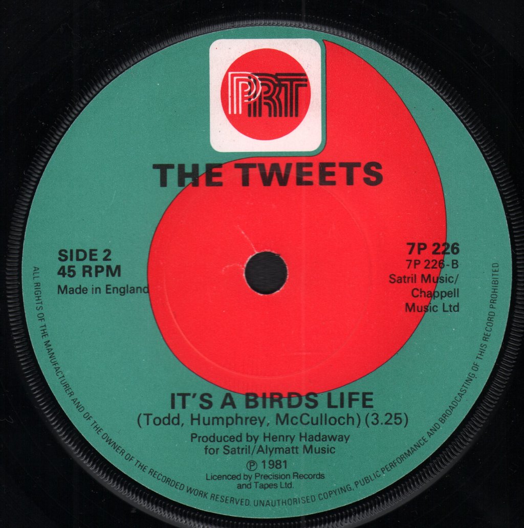 Tweets - Let's All Sing Like The Birdies Sing - 7 Inch