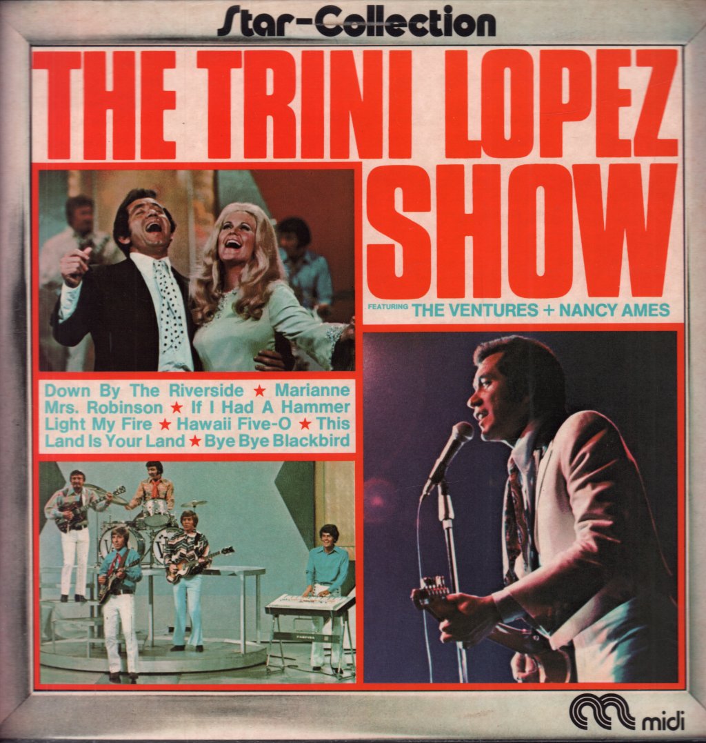 Trini Lopez - Trini Lopez Show featuring the ventures and nancy ames - Lp