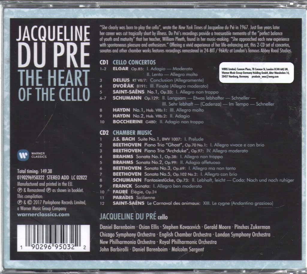 Jacqueline Du Pré - Heart Of The Cello - Double Cd