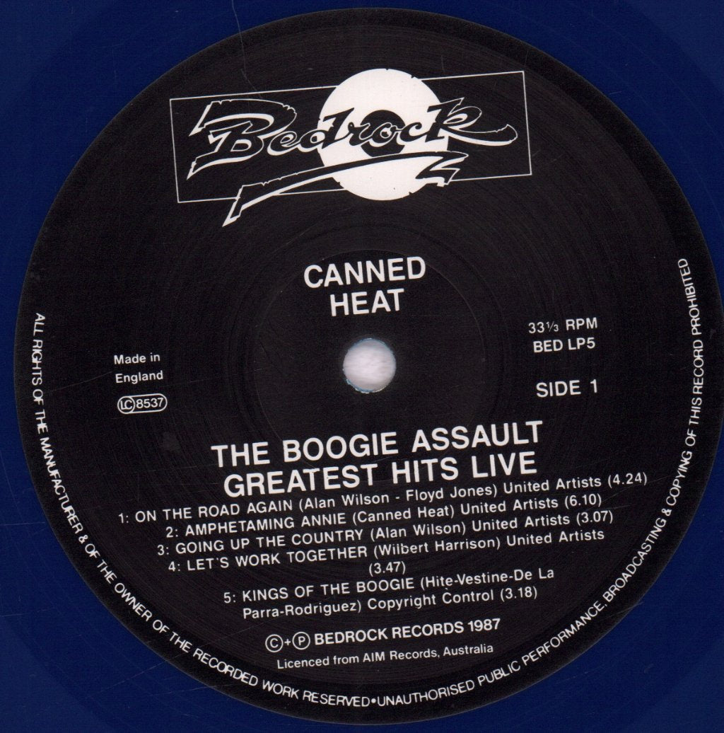 Canned Heat - Boogie Assault Greatest Hits Live - Lp