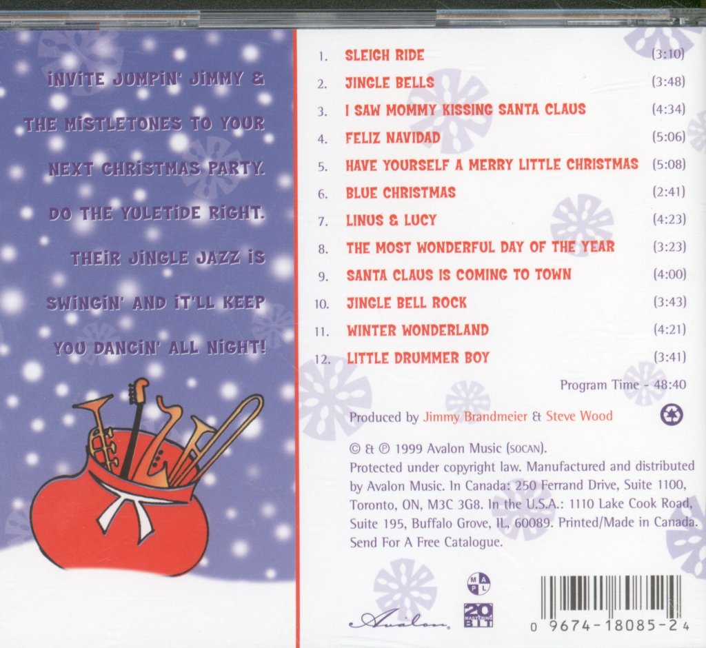 Jumpin' Jimmy And The Mistletones - Jingle Bell Jazz - Cd