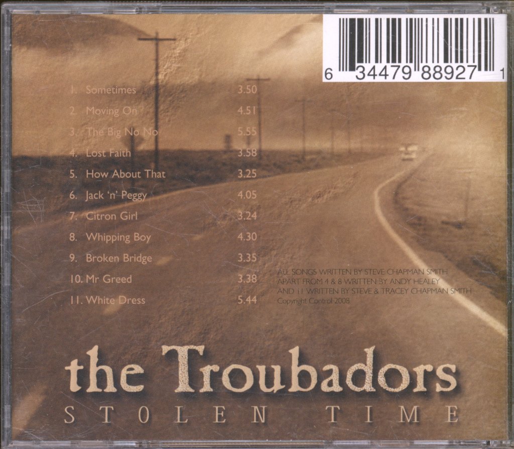 Troubadors - Stolen Time CDR - Cdr