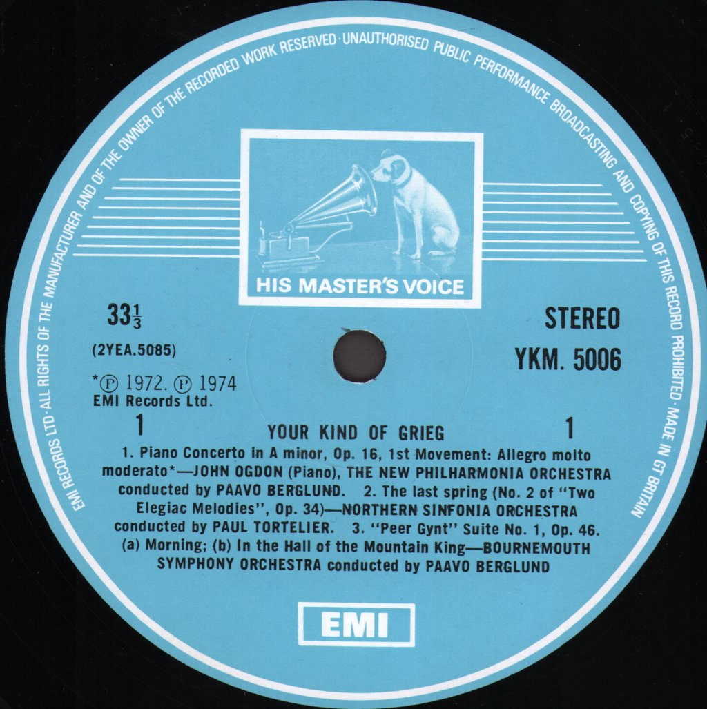 Various Artists - Your Kind Of Grieg - Lp