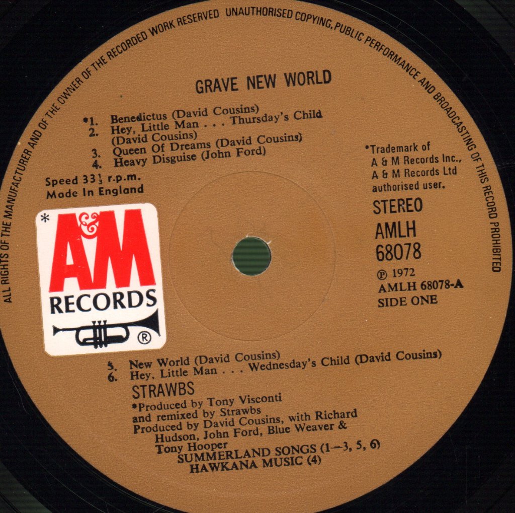 Strawbs - Grave New World - Lp
