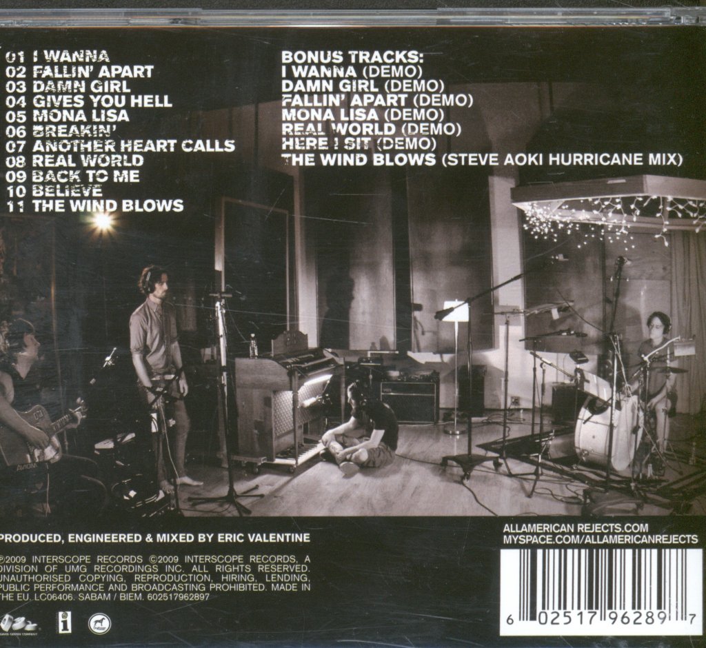 All American Rejects - When The World Comes Down - Cd