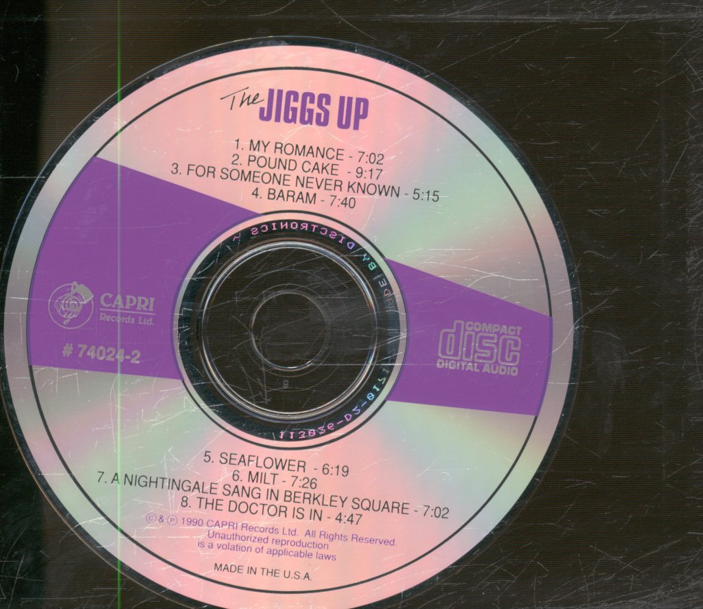 Jiggs Whigham, Bud Shank, John Clayton, George Cables, Jeff Hamilton - Jiggs Up - Cd