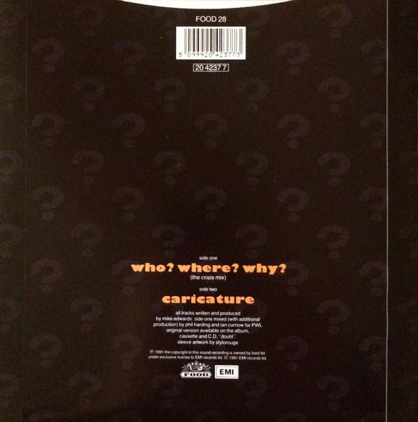 Jesus Jones - Who? Where? Why? (The Crisis Mix) - 7 Inch